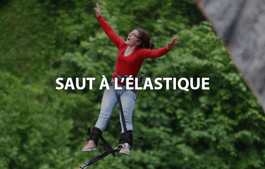 Saut à l'élastique vendée la châtaigneraie