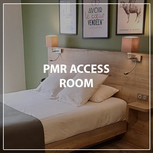 Chambre accès PMR hôtel