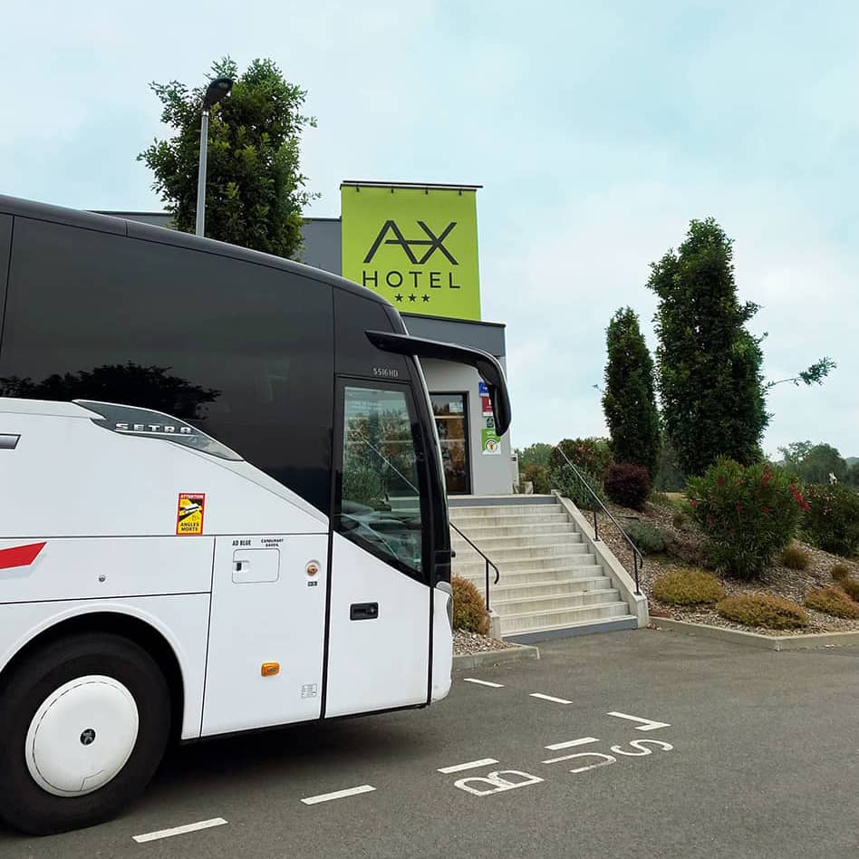Accueil groupes de tourisme et autocars AX HOTEL